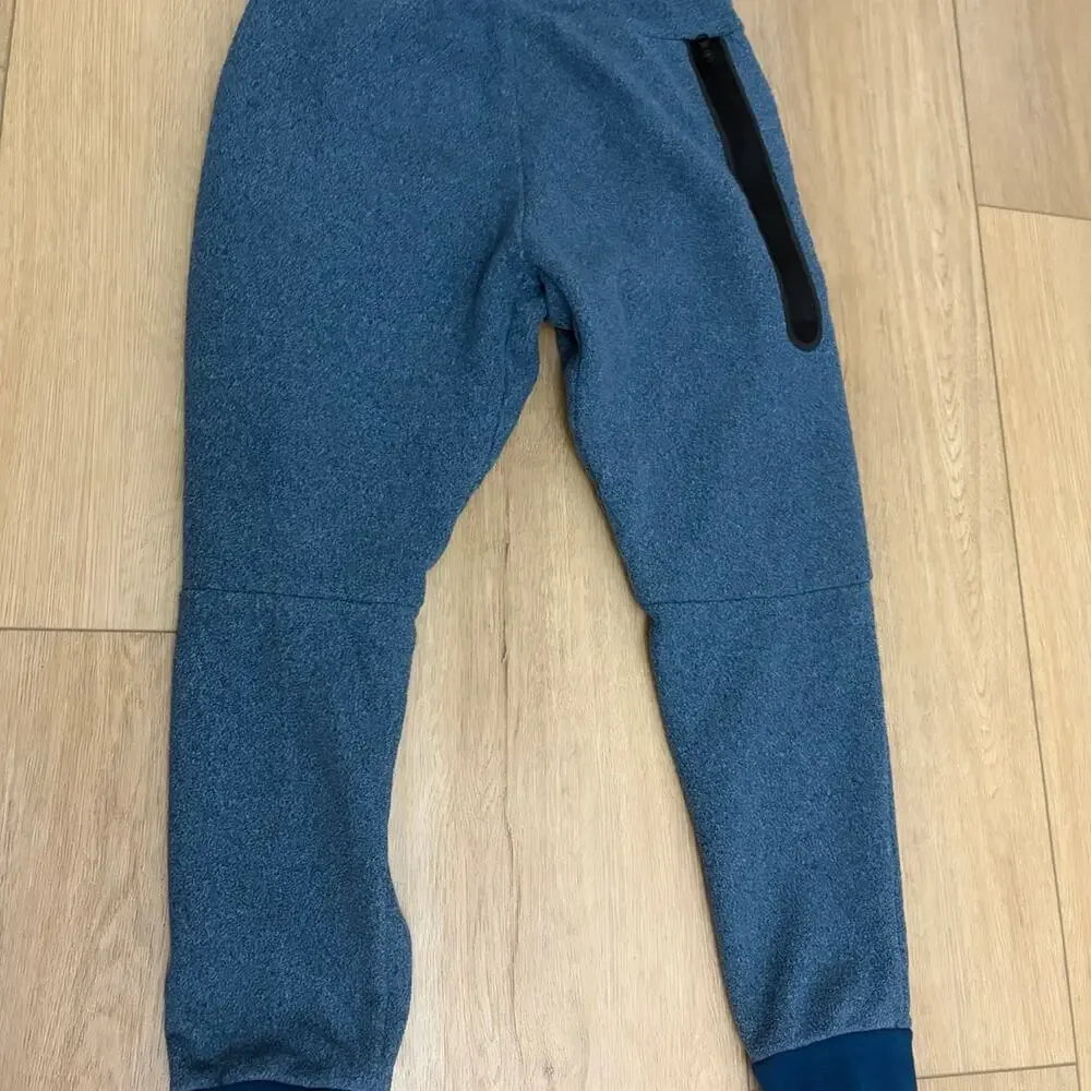 Nike Boys Medium 10-12 Fleece Jogger Sweatpants Blue Athletic EUC